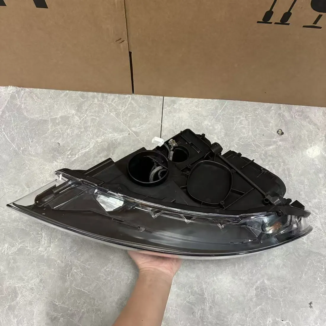 Audi Q7 4L Facelift Bi-Xenon LED Right Headlight 2010-2015 4L0941030AC thumbnail 3