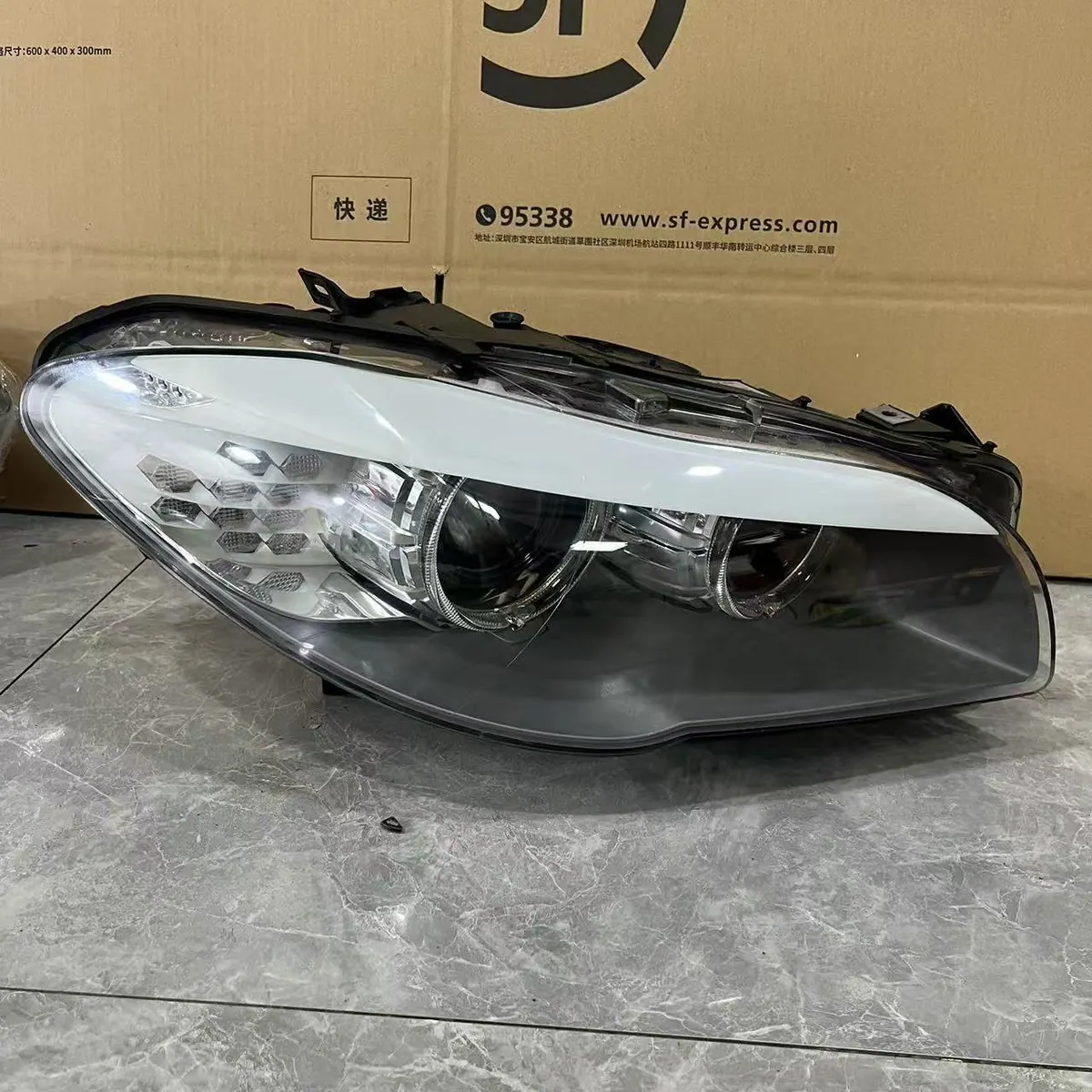 BMW F10 2010-2013 Xenon Headlight Assembly Original Used thumbnail 2