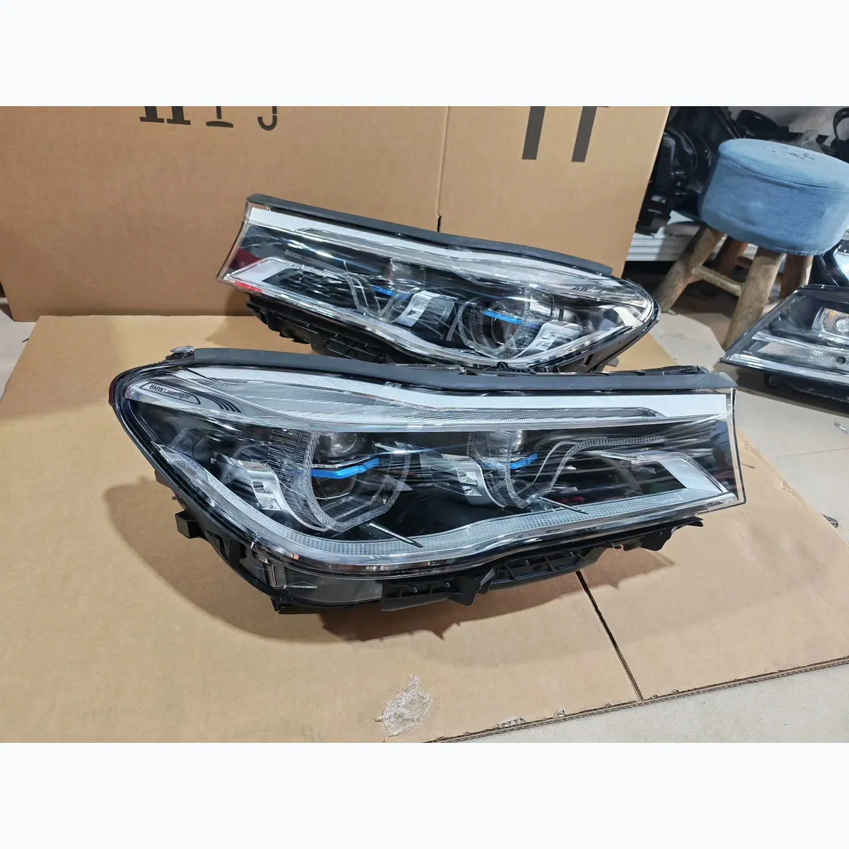 BMW G12 2016-2019 Laser Headlight Assembly Original Used thumbnail 3