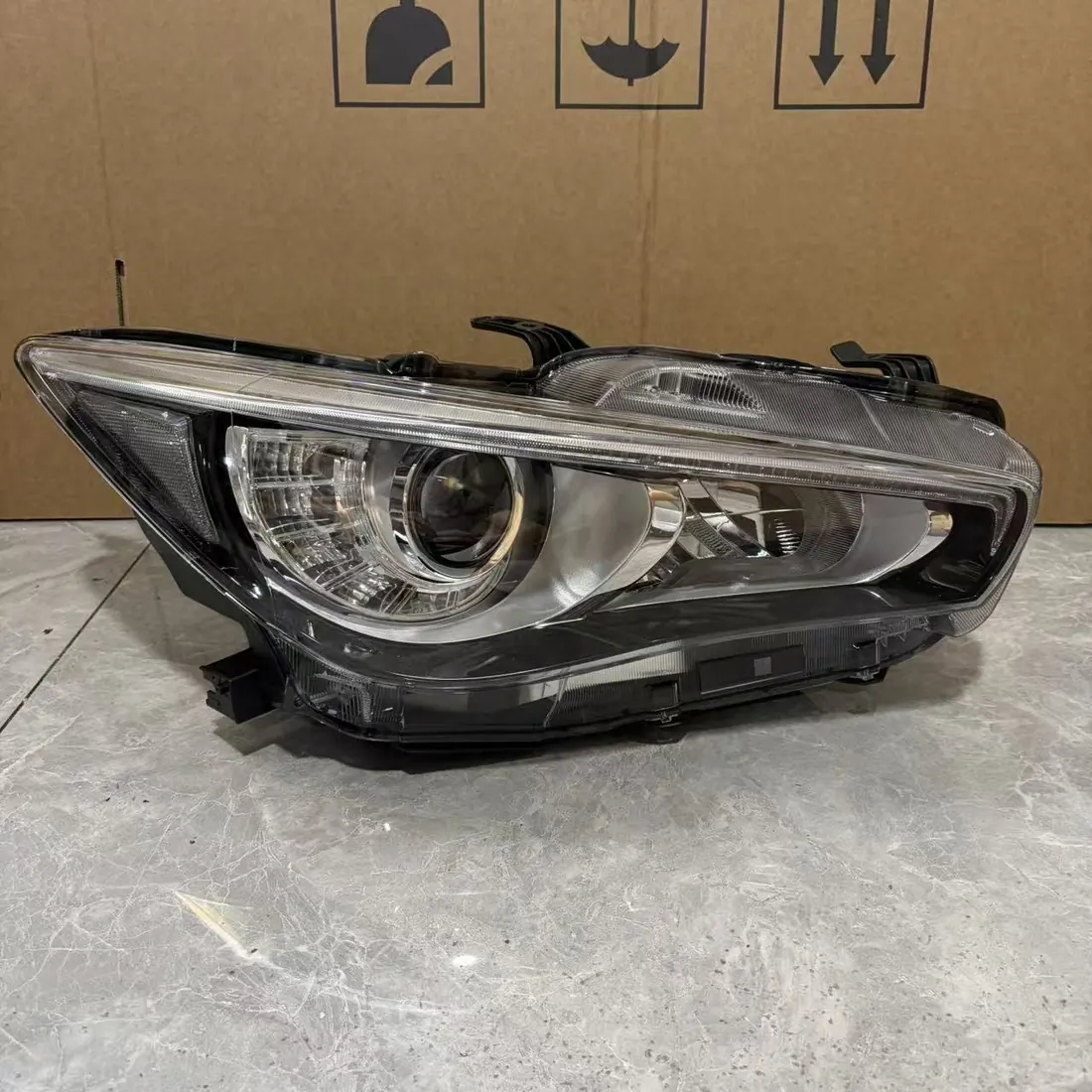 Infiniti Q50 Q50L V37 2014-2017 RH Full LED Non-AFS Headlight Assembly thumbnail 6
