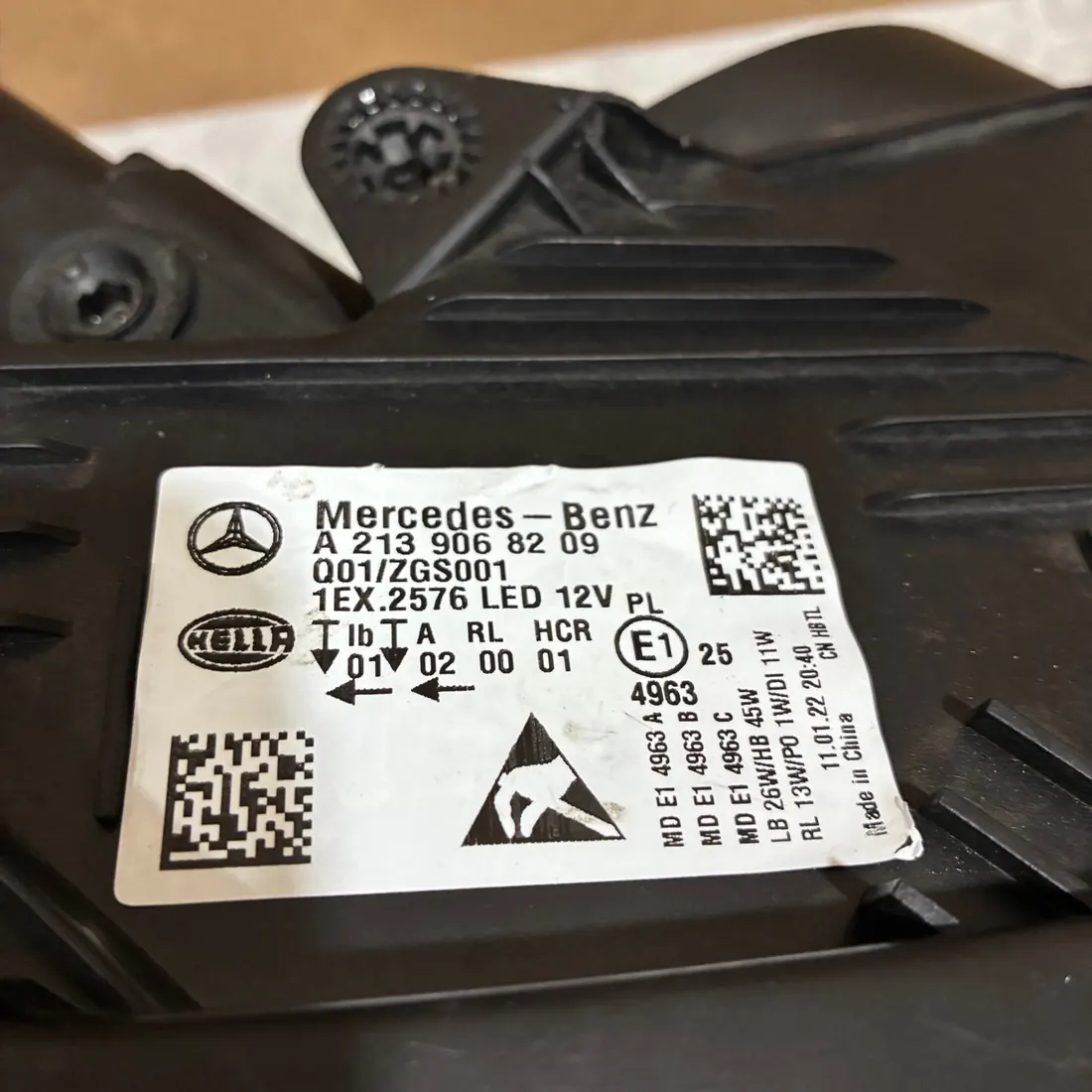 Mercedes-Benz E-Class W213 RH LED Headlight A2139068209 Without Modules thumbnail 3
